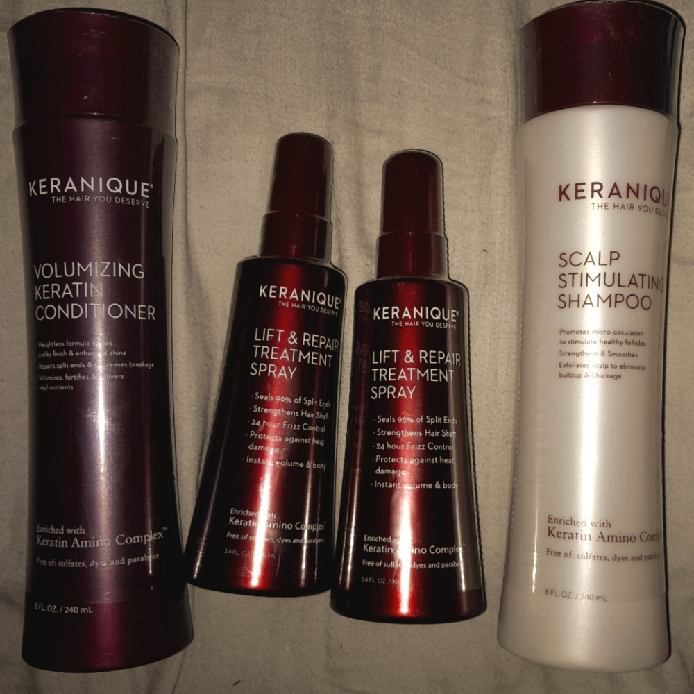 Keranique shampoo & conditioner & Repair Treatments